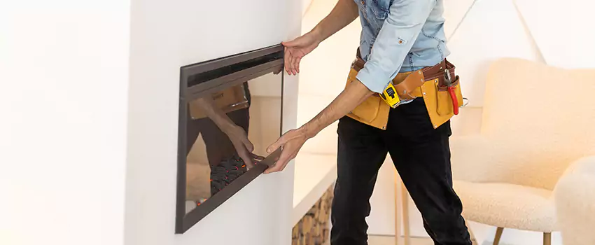 Metal Fireplace Installation in North Port, Florida
