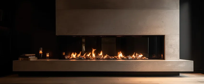 Gas Fireplace Ember Bed Design Services in North Port, Florida