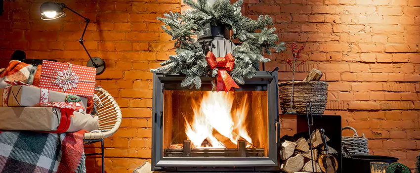 Travis Industries Linear Gas Fireplace Installation in North Port, Florida